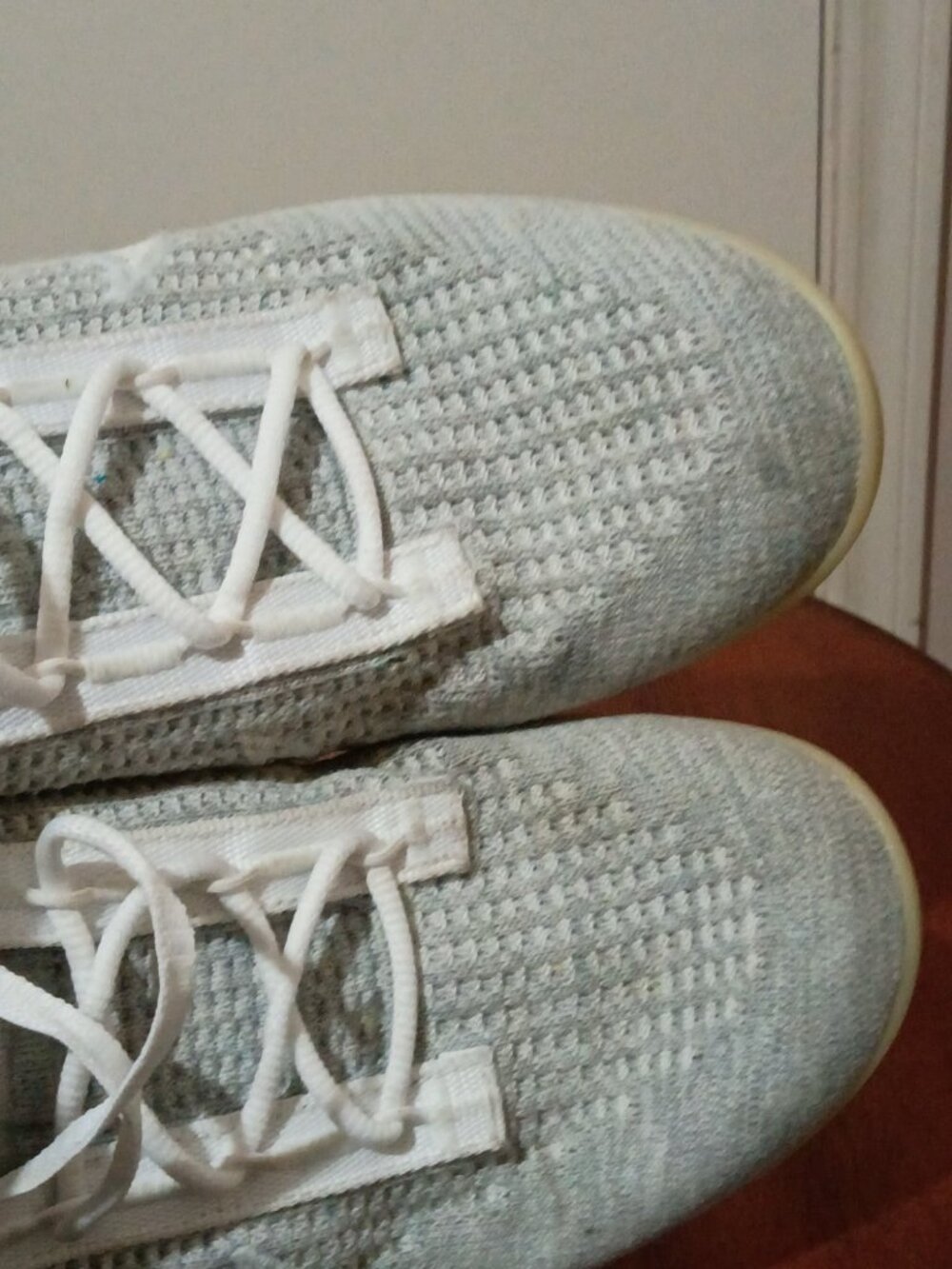 Nike Air Vapormax 2021 Flyknit Women's Gray White Running Shoes SIZE 7.5 - Picture 14 of 14